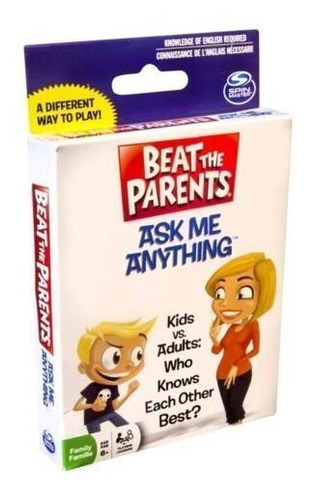 Spin Master Beat The Parents Juego De Cartas