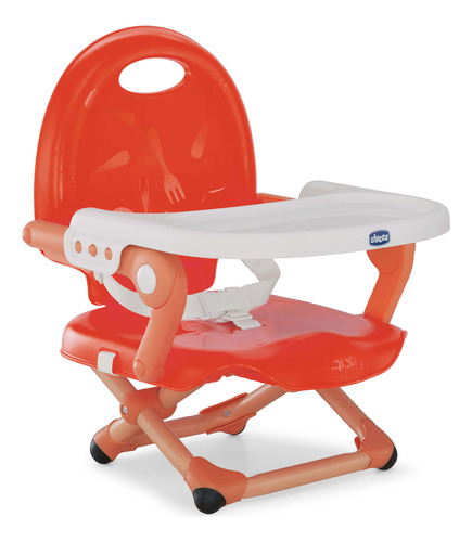 Silla Para Comer Tipo Booster Pocket Snack De Chicco Red