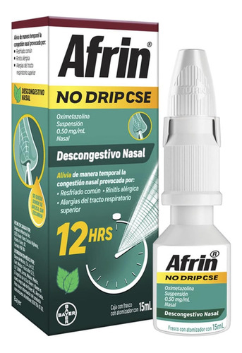 Afrin No Drip CSE Congestión Severa Spray Nasal 15 mL
