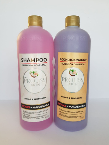Pack Shampoo Y Acondicionador Monoi Sin Sal - Proliss