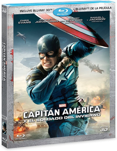 Capitán América El Soldado De Invierno | Blu Ray + 3d