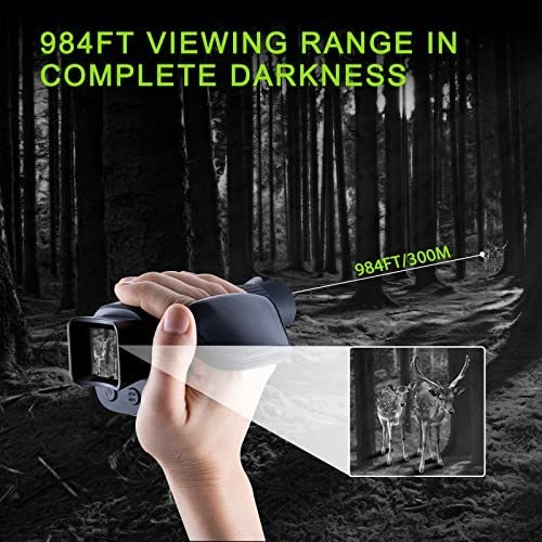Vabsce Monocular De Visión Nocturna Digital Para 100% Oscuri