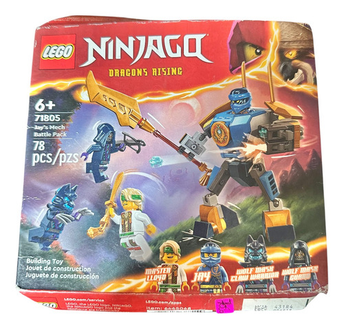 Lego Ninjago Pack De Combate Mech De Jay 705a 78 Ninjago