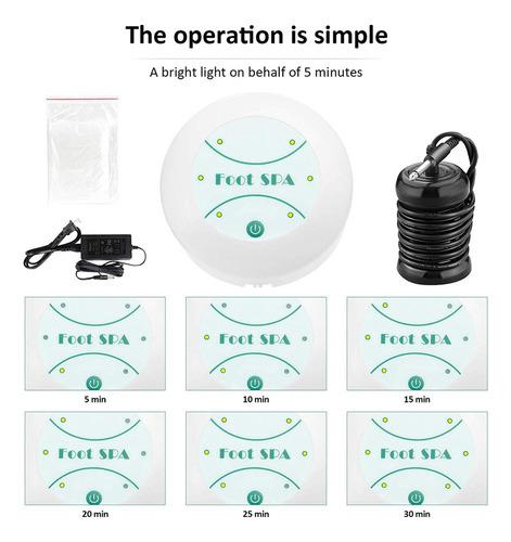 // Ionic Foot Bath Machine, Foot Spa Ion Cleanse Machine,