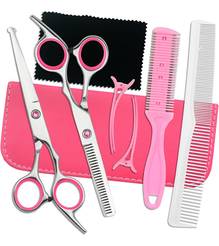 Baby Hair Cutting Scissors Set Professional Safety Round Tip