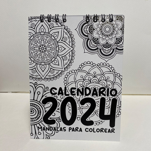 4 Calendarios Ilustrados 2024, Mandalas Para Colorear