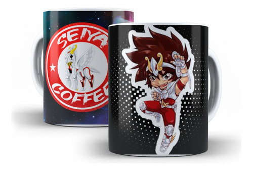 Mugs Pegaso Seiya Caballeros Zodiaco Pocillo