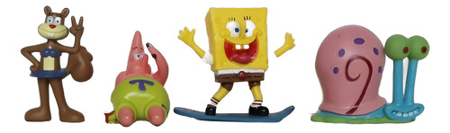 Presente Personagens Bob Esponja Coleção Aniversário 12un