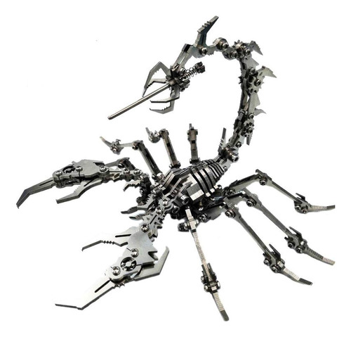 Puosuo 3d Metal Puzzle Scorpion Diy Modelo Kit, Puzzle Scorp