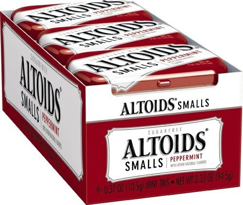 Mentas Altoids Smalls Mints, Menta, 0.37 Onzas (2 Paquetes D