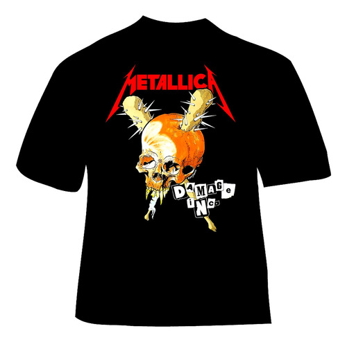 Polera Metallica - Ver 30 - Damage Inc