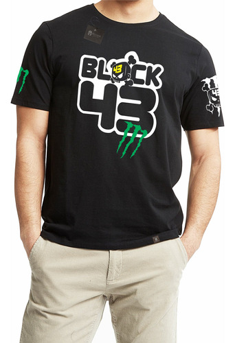 Polera Estampada Monster Energy Ken Block Vintage #4