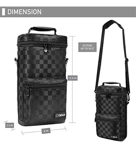 Bolsa De Vino Opux Para 2 Botellas De Vino, Con Aislamiento