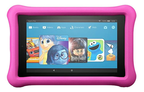 Tablet  Amazon Kids Edition Fire 7 2017 7" 16GB pink e 1GB de memória RAM