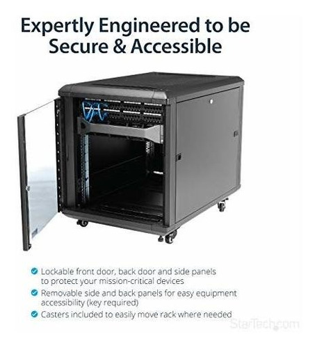 Gabinete Para Computadora Startech Rk1236bkf 19'' -negro