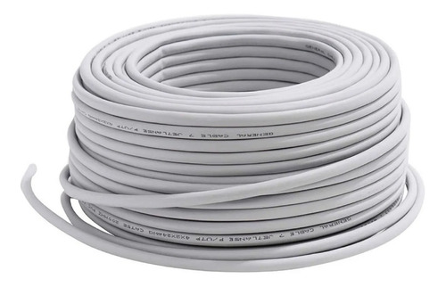 Bobina De Cable Coaxial Rg59 Color Blanco 305 Metros 