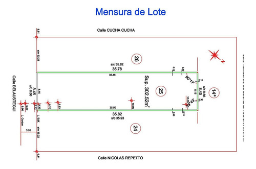 Imagen 4 de 5 de Lote 8,66 Mts X 36 Mts (aprox Usam)