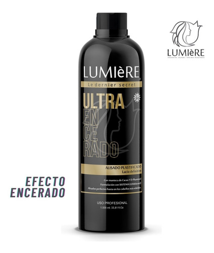 Alisado Encerado Plastificado Brillo Suavidad 1 Litr Lumiere