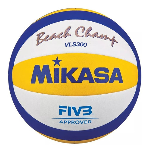 Bola Oficial De Vôlei De Praia Mikasa Vls300 - Padrão Fivb