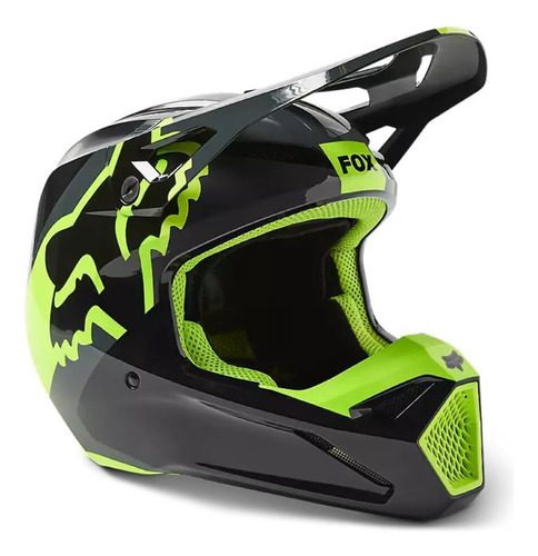 Casco Para Moto Fox Racing Men's Motoc Talla M Color Negro