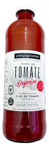 Puré de tomate orgánico Pampa Gourmet 910g