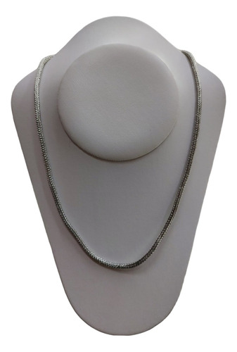 Collar Gargantilla Bali 45cmx4mm Plata Ley 925 + Bolsa