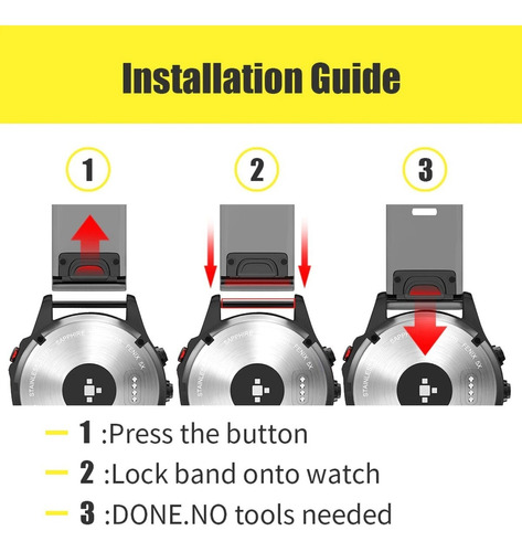 Correa Reloj Garmin Fenix 6x 6 6s Pro 5x 5 5s Plus 3 3hr 