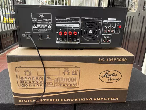 Amplificador De Sonido Audio Sound As-amp1500