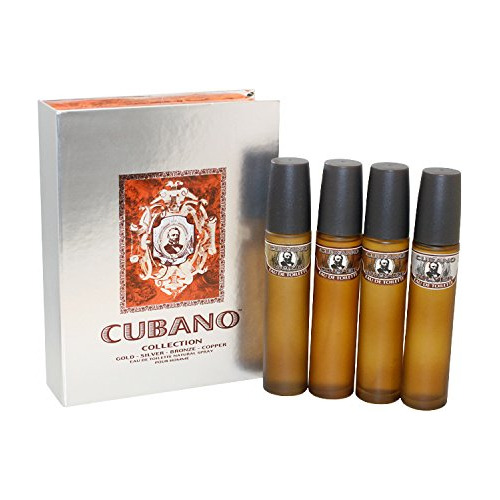 Cubano By Cubano For Men. 4 Piece Variety With Cubano Gold,