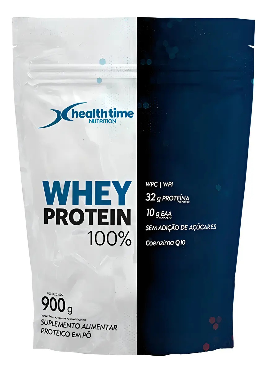 Proteína Health Time Premium Whey Protein 100% Isolado Concentrado Sem em pó sabor Baunilha x 900g