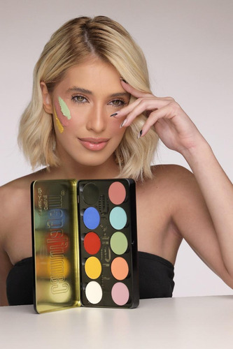 Corretivo facial Makiê Paleta camuflagem makiê
