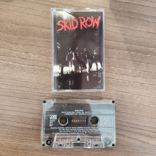 Cassette Skid Row Homonimo Usa Ex