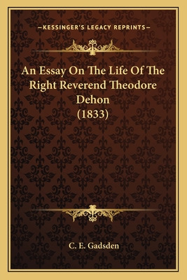 Libro An Essay On The Life Of The Right Reverend Theodore...