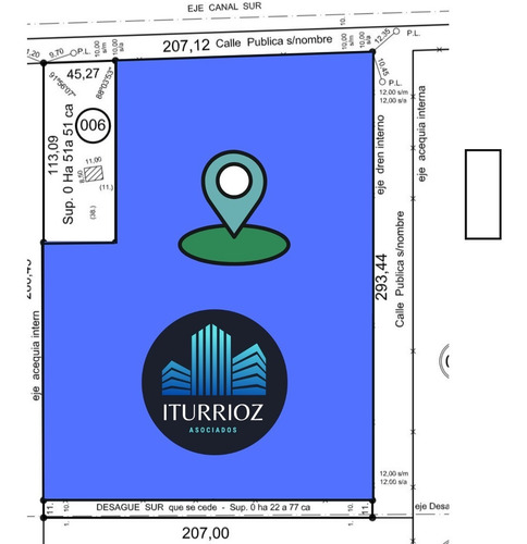 Imagen 6 de 6 de En Venta Chacra Rio Colorado Colonia Contin