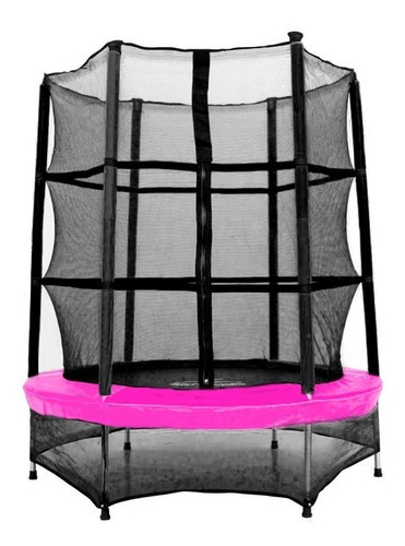 Henri Trampolim cama elastica pula pula 1,40m plus rosa