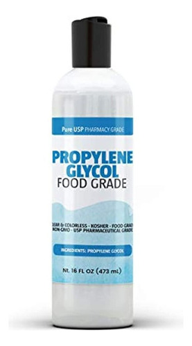 Pure Propylene Glycol (16 Oz 1 Lb) Food - Grado Farmaceutic