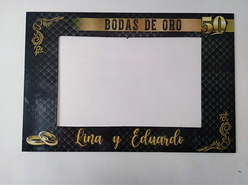 Imagen 1 de 7 de Marcos Selfies Bodas De Oro, Casamiento ,15  Personalizados