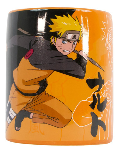 Taza Coleccionable Kunai Naruto Jumbo Geek Industry 460 Ml Color Naranja