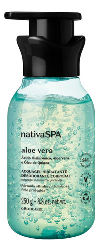 Hidratante Acquagel Nativa Spa Ácido Hialurônico O Boticário Tipo De Embalagem Regular Fragrância Aloe Vera