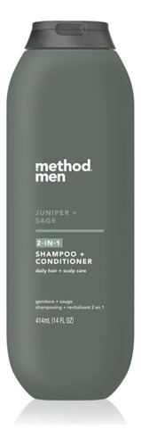 Method Men 2-in-1 Champú + Condtioner, Enebro + Salvia, 14 O