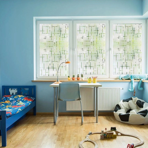 Película de privacidad para ventana, película de vidrio esmerilado para ventana, bloqueo solar, adhesivo de vidrio no adhesivo, adhesivo decorativo para puerta, cubierta de tinte autoestática