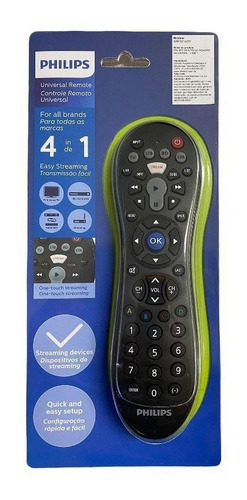 Controle Remoto Universal 4 Em 1 Easy Streaming Philips 