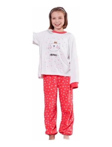 Pijama Niña Polar Peluche7265 Baziani