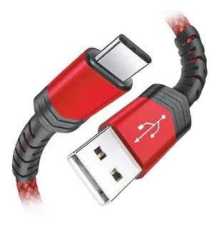 Cable Tipo C Usb Datos Mallado Reforzado Skyway Carga Rapida