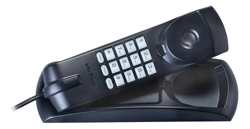 Aparelho Telefone Fixo Gôngola Com Fio Intelbras Tc 20 Preto