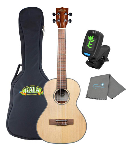 Ukelele Tenor Viaje Picea Maciza Bolsa Incluida Incluye Kala