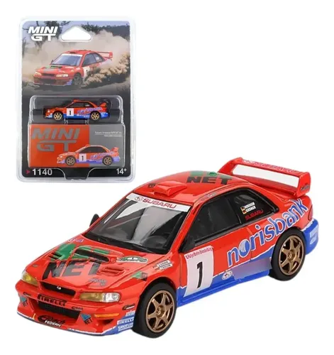 Mini Gt Subaru Impreza Wrc97 #1 1999 Drm Champion Naranja | Cuotas