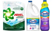 Comprar Jabón Liquido Para La Ropa Ariel + Quitamanchas Ayudin