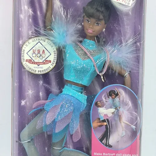 Barbie Olympic Skater 1997 Negra Christie Antiga 80 90 | Frete grátis