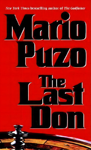 The Last Don, De Mario Puzo. Editorial Random House Usa Inc, Tapa Blanda En Inglés, 2004